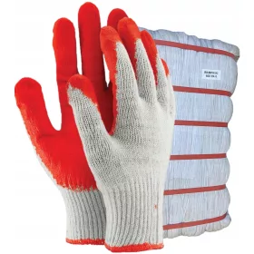 ART.MAS WAMPIRKI Handschuhe, rot, Größe 9 - L, 600 Paar