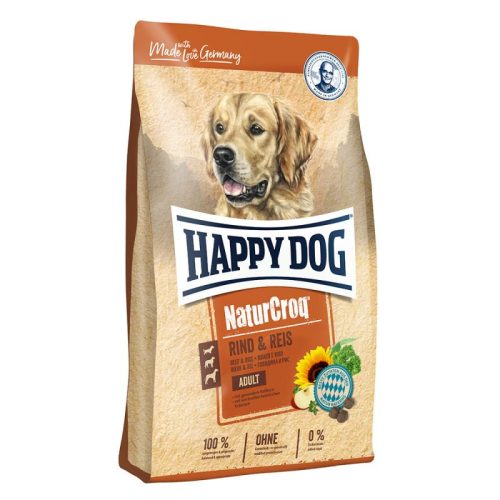  Happy Dog Rindfleisch-Trockenfutter für Hunde mit Nahrungsmittelüberempfindlichkeit, 15 kg