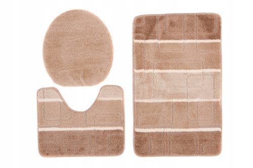 Badezimmerteppiche Badezimmerteppich 80x50cm beige