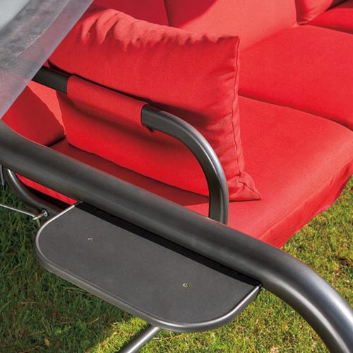  Ein Satz Beistelltische für die Patio-Schaukel