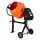 Skiva SB-140 Betonmischer 550 W 140 l orange