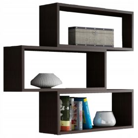  Regal aus laminierter Matkam-Platte, 65 x 21 cm, Wenge