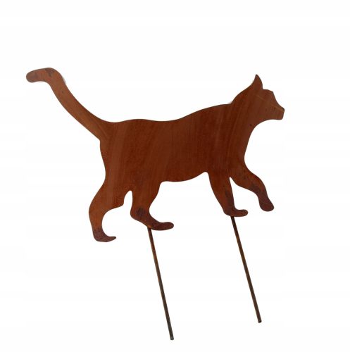  Katze Gartendeko Metall Blumenrost