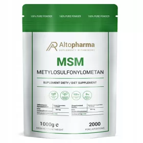   MSM Siarka Organiczna 500mg - 100% Reines Pulver von AltoPharma®