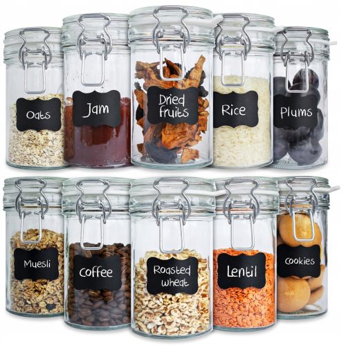 Lebensmittelbehälter Creative Home Gläserset 10x500 ml
