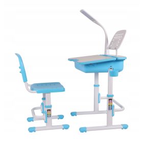  Leomark Smart Schreibtisch 50 x 68 x 54 cm in Blautönen