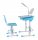  Leomark Smart Schreibtisch 50 x 68 x 54 cm in Blautönen