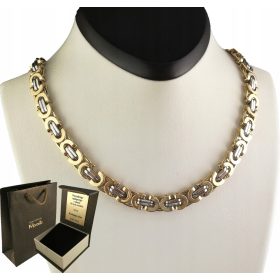  585 KÖNIGLICHE GOLDKETTE FÜR HERREN 7mm/50cm