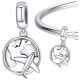  CHARMS Perle FLUGZEUG Silber 925 Anhänger S925