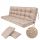  Hobbygarden Kissen 109 x 120 x 8 beige