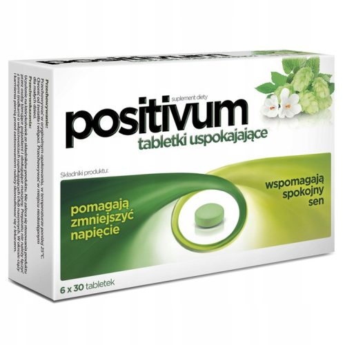 Entspannende Tabletten Positivum mit Melissen- und Hopfenextrakt - 180 Stück