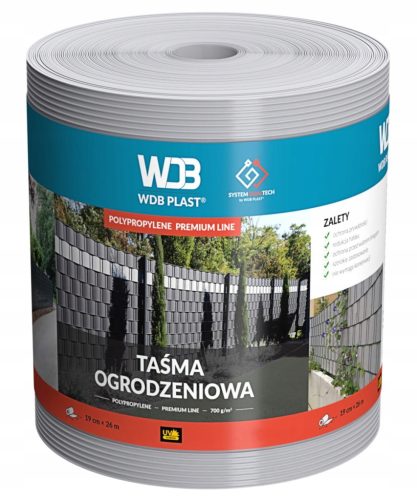  Premium-Zaunband aus Polypropylen, 19 cm x 26 m