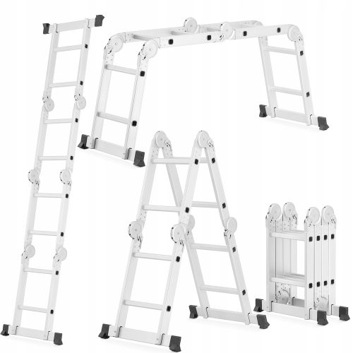 Höhere Leiter 3,5 m Aluminium 1 x 8 bis 150 kg