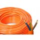 Rundes Elektrokabel, flexibel (Litze), PUR-Gummi-Isolierung Hilark 3 x 2,5