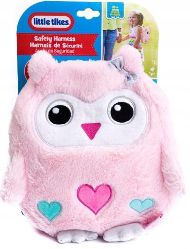  Little Tikes Sicherheitsgurt mit rosa Eulenrucksack