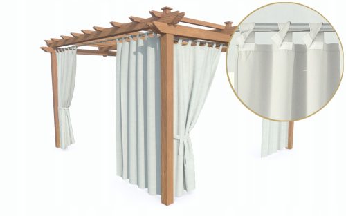 Gartenpavillon, Zelte - Terrassen-Schlossvorhang für Balkon für Pavillon 220