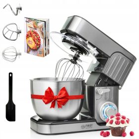  First Austria 5259-7 Küchenmaschine 1300 W silber/grau