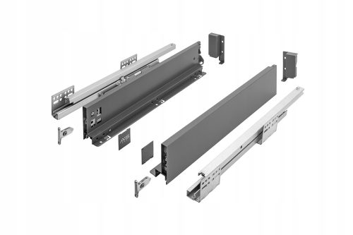  GTV Schubladenfront anthrazit 55 x 50 x 8,6 cm, maximale Belastung 40 kg