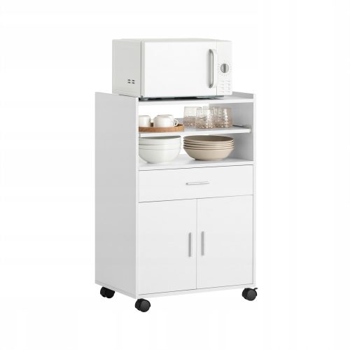  SoBuy weißer Küchenschrank 40 x 59 x 92 cm, Frontfarbe: Weiß
