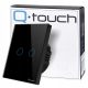 Single-Touch-Schalter Adelid schwarz QB.W1