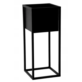   Eleganter schwarzer Metall-Blumenständer - Modernes Design und hochwertige Verarbeitung