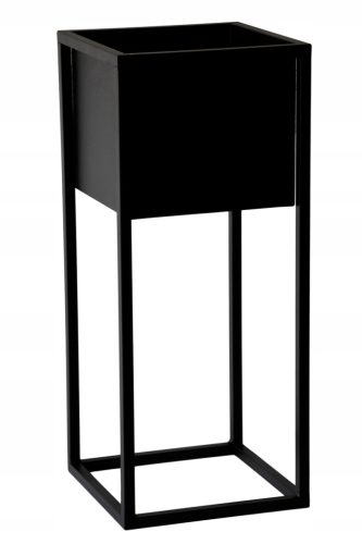 Eleganter schwarzer Metall-Blumenständer - Modernes Design und hochwertige Verarbeitung