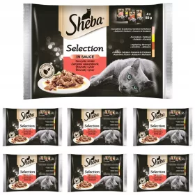  Sheba Nassfutter-Geschmacksmischung 0,34 kg