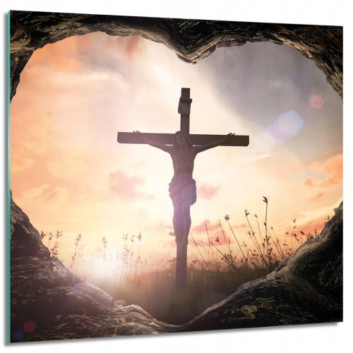  Glasbild ArtprintHöhlenkreuz 60 x 60 cm