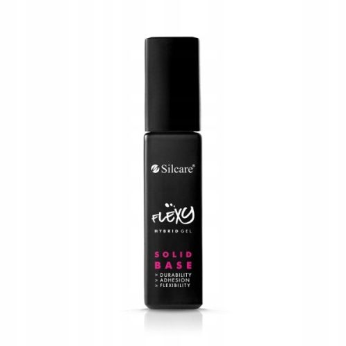  Silcare Flexy Hybrid Gel Solid Base, eine farblose Basis für Hybridlack, 9 g
