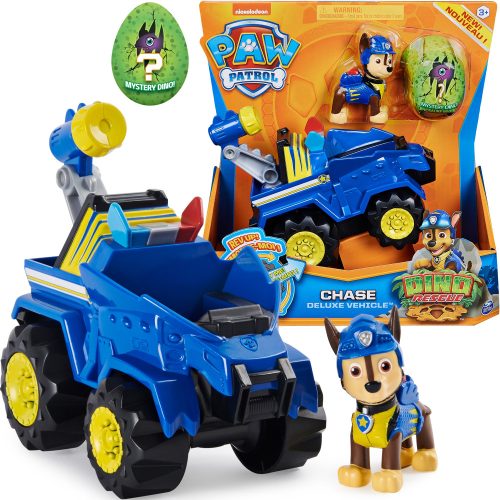  Paw Patrol Chase Dino Rettungsfigur + Fahrzeug
