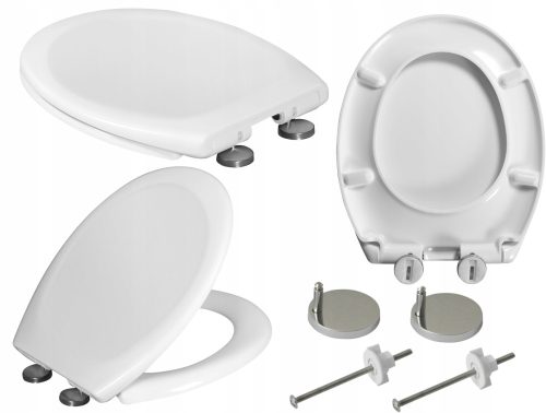 Toilettensitze Estiva Toilettensitz, weißer Duroplast