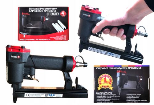  4PRO 4PRO8016 pneumatischer Hefter 4-16 mm schwarz