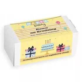    Praktische Geschenkbox zum Geburtstag mit 20 aromatisierten Kaffeesorten, ein einzigartiges Geschenk