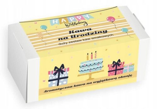  Praktische Geschenkbox zum Geburtstag mit 20 aromatisierten Kaffeesorten, ein einzigartiges Geschenk