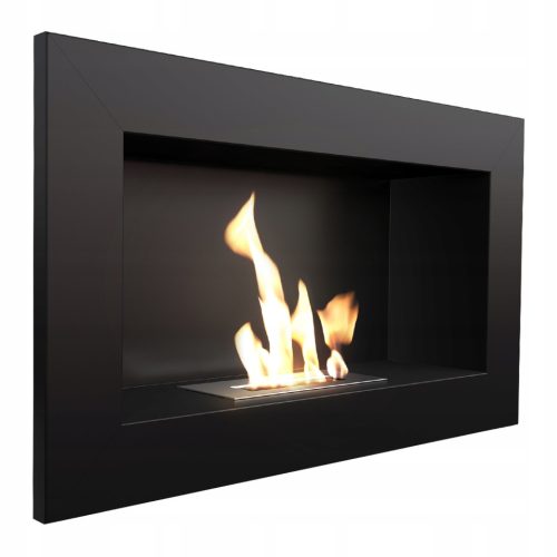 Hängender Biokamin Kratki Golf 64,8 x 37,4 x 14,4 cm schwarz