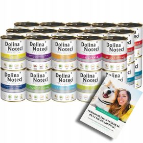    DOLINA NOTECI PREMIUM SET Nassfutter für HUNDE Mix 30x800g + EBOOK DOG