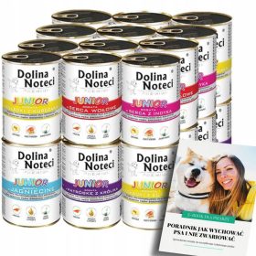    DOLINA NOTECI PREMIUM NASSfutter für Welpen Mix 24x400g + EBOOK DOG