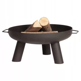    Massiver Gartenkamin für Grill, Lagerfeuer, Kessel, Korb, Schale, 65 cm