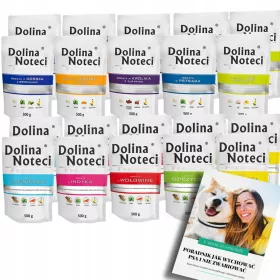    DOLINA NOTECI PREMIUM Mora Futterbeutel GESCHMACKSMIX 20x500g + EBOOK HUND