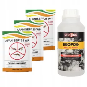    Flüssigkeit gegen Zecken, Mücken, Fliegen, Spinnen Stark 0,6 kg + 3× Fregata Afanisep Insektizidpulver 25 g