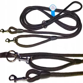  Abnehmbare Hundeleine aus Seil 10 - 6,3 - 5 m. Fett