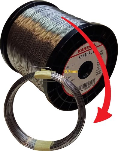 Kanthal D-Widerstandsdraht 0,7 - 30 m für Polystyrol
