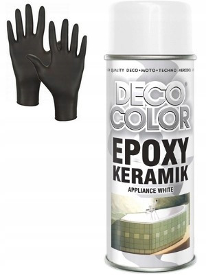 WEISSE EPOXY-KERAMIKFARBE FÜR BADEWANNEN, SPRAY