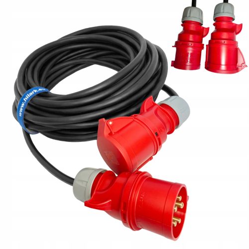 Einzelnes Verlängerungskabel Hilark 918301054a/15/M schwarz 15 m