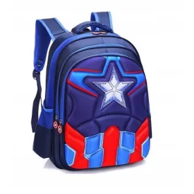    Schulrucksack mit mehreren Fächern 45878996588 K&M Rottöne, Blautöne, Mehrfarbig 20 l