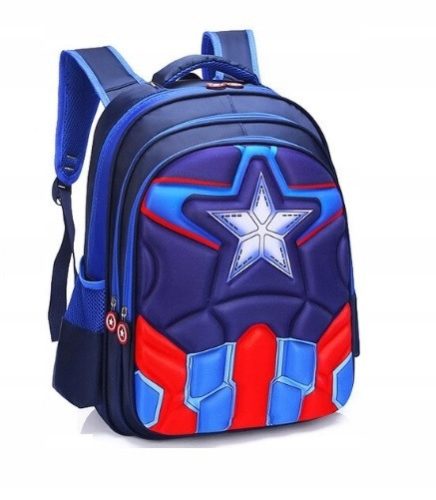  Schulrucksack mit mehreren Fächern 45878996588 K&M Rottöne, Blautöne, Mehrfarbig 20 l