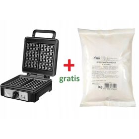  MPM MGO-24 Waffeleisen 1400 W schwarz