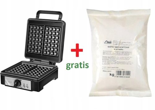  MPM MGO-24 Waffeleisen 1400 W schwarz