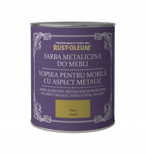Rust-Oleum Metallic-Möbelfarbe 125 ml Gold