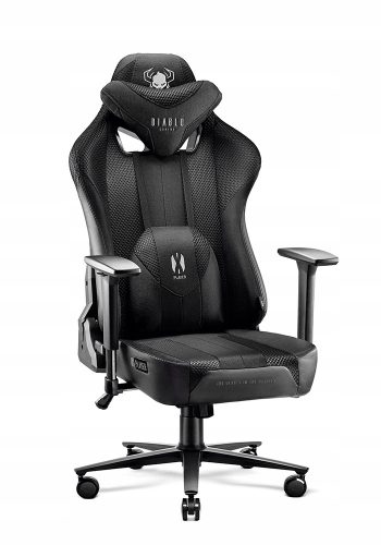  Diablo Chairs X-Player 2.0 Gaming-Stuhl, schwarzer Stoff
